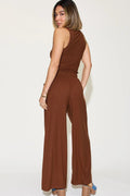 Basic Bae Full Size Ribbed Tank and Wide Leg Pants Set - Your Second Look
