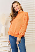 Basic Bae Round Neck Dropped Shoulder Sweatshirt - Your Second Look