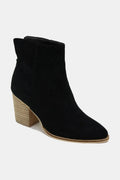 Beast Fashion Suede Point Toe Ankle Booties - Your Second Look