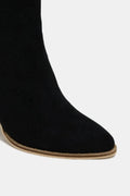 Beast Fashion Suede Point Toe Ankle Booties - Your Second Look