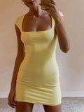 Bodycon Square Neck Mini Dress - Your Second Look