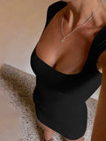 Bodycon Square Neck Mini Dress - Your Second Look