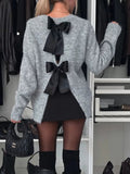 Bow Back & Round Neck Sweater - Your Second Look
