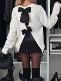 Bow Back & Round Neck Sweater - Your Second Look