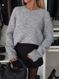 Bow Back & Round Neck Sweater - Your Second Look