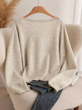 Bow - knot Front V - Neck Knit Cardigan - Your Second Look
