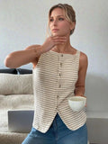 Button Down Striped Tank - Your Second Look