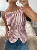 Button Down Striped Tank - Your Second Look