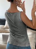 Button Down Striped Tank - Your Second Look