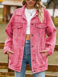 Button Down Washed Denim Jacket - Your Second Look