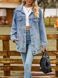 Button Down Washed Denim Jacket - Your Second Look