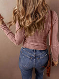 Button - Front Long Sleeve Top - Your Second Look