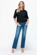 bytos High Rise Straight Jeans - Your Second Look