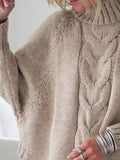 Cable - Knit Long Sleeve Sweater - Your Second Look