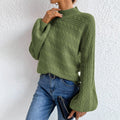 Cable Knit Mock Neck Sweater - Your Second Look