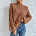 Cable Knit Mock Neck Sweater - Your Second Look