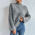 Cable Knit Mock Neck Sweater - Your Second Look