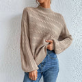 Cable Knit Mock Neck Sweater - Your Second Look