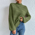 Cable Knit Mock Neck Sweater - Your Second Look