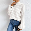 Cable Knit Mock Neck Sweater - Your Second Look