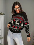 Christmas Element Round Neck Sweater - Your Second Look