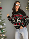 Christmas Element Round Neck Sweater - Your Second Look