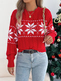 Christmas Snowflake Cable Knit Sweater - Your Second Look