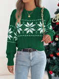 Christmas Snowflake Cable Knit Sweater - Your Second Look