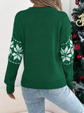 Christmas Snowflake Cable Knit Sweater - Your Second Look