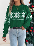 Christmas Snowflake Cable Knit Sweater - Your Second Look