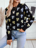Clover Round Neck Long Sleeve Sweater - Your Second Look