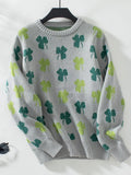 Clover Round Neck Long Sleeve Sweater - Your Second Look