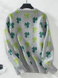 Clover Round Neck Long Sleeve Sweater - Your Second Look