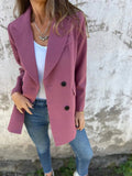 Collared Neck Long Sleeve Blazer - Your Second Look