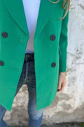 Collared Neck Long Sleeve Blazer - Your Second Look