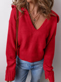 Collared V Neck Sweater - Your Second Look