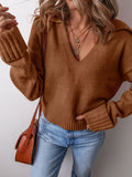 Collared V Neck Sweater - Your Second Look