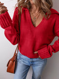 Collared V Neck Sweater - Your Second Look