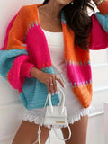 Color Block Drop Shoulder Cardigan - Your Second Look