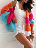 Color Block Drop Shoulder Cardigan - Your Second Look