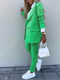 Colorful Blazer and Pants Set - Your Second Look