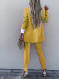 Colorful Blazer and Pants Set - Your Second Look
