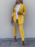 Colorful Blazer and Pants Set - Your Second Look
