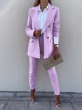 Colorful Blazer and Pants Set - Your Second Look