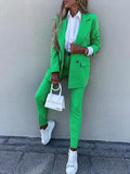 Colorful Blazer and Pants Set - Your Second Look