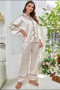 Contrast Piping Pajama Set - Your Second Look
