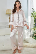Contrast Piping Pajama Set - Your Second Look