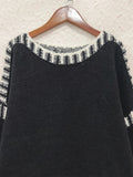 Cozy Contrast Stitching Sweater - Your Second Look