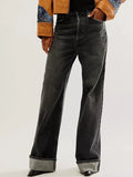 Cuffed Jeans with Pockets - Your Second Look