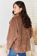 Culture Code Double Breasted Fuzzy Coat - Your Second Look